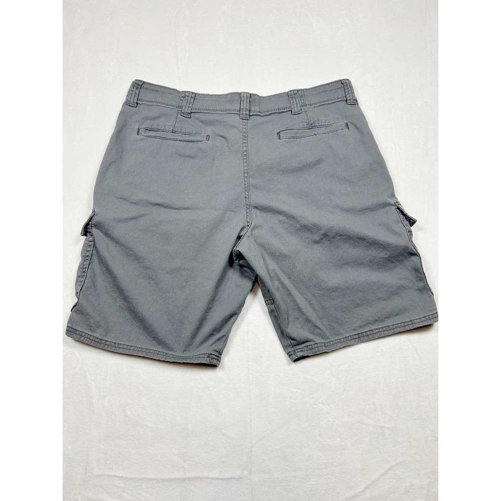Wrangler Relaxed Fit Cargo Shorts Gray 36 Utility Workwear Outdoor - Picture 7 of 7